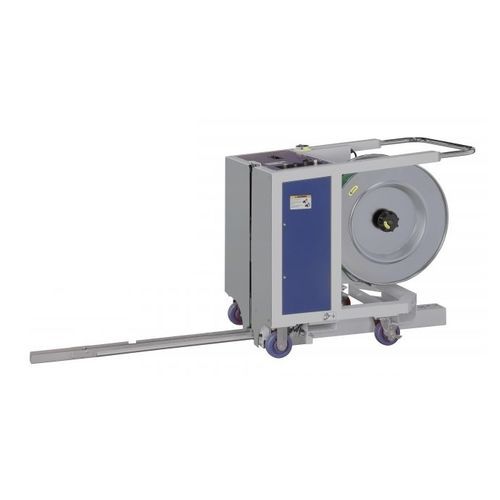 Reggiatrice semiautomatica - SM 602 MV - OMSTRAP - di pallets / per nastri in polipropilene / 220 V monofase
