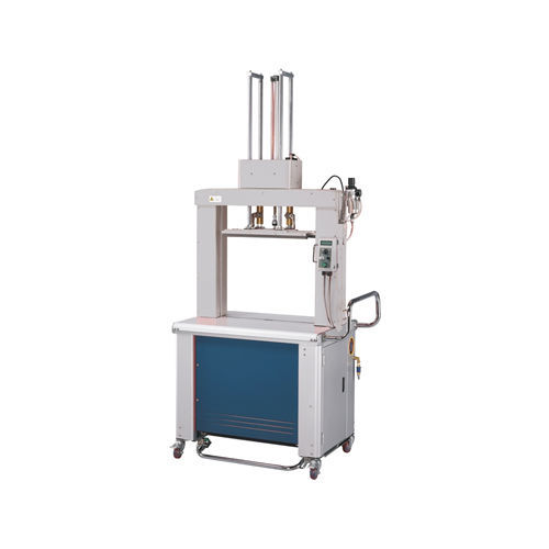 Reggiatrice con pressa - SM 702 59 P - OMSTRAP - automatica / per pacchi / per pacchetti