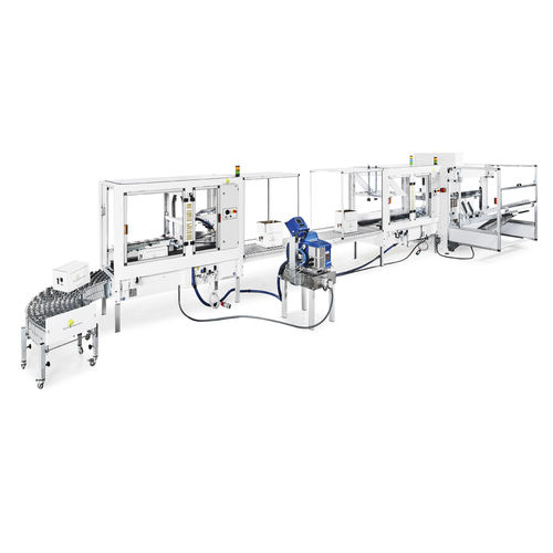 Formatrice/chiuditrice di cartoni automatica - GOLDSYSTEM HM - MARCHETTI PACKAGING S.r.l. - a colla termofusibile / nastro adesivo