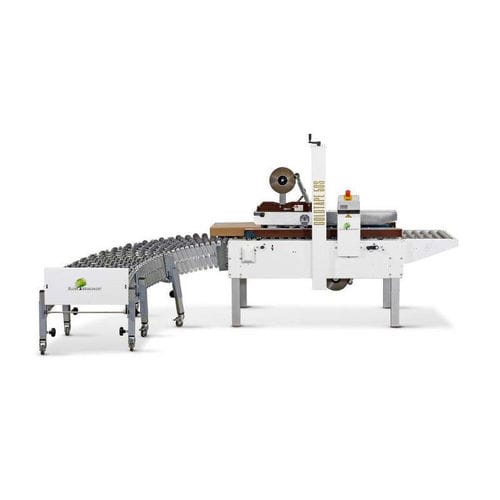 Sigillatrice di cartoni / casse semiautomatica - GOLDTAPE 50S - MARCHETTI PACKAGING S.r.l. - nastro adesivo