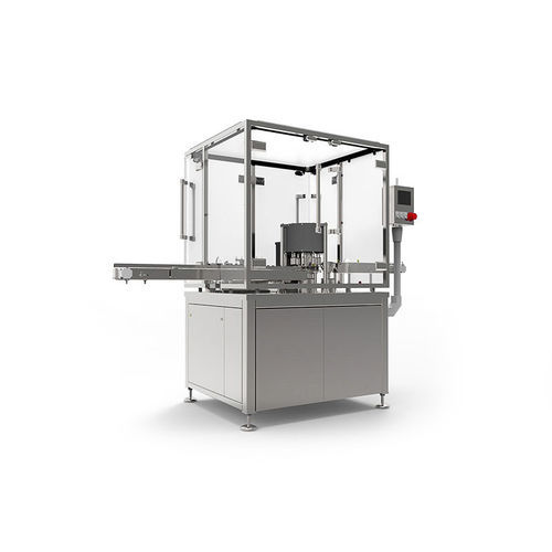 Riempitrice chiuditrice automatica - PYXIS - ALSYSTEMS - per prodotti farmaceutici / rotativa / a moto continuo