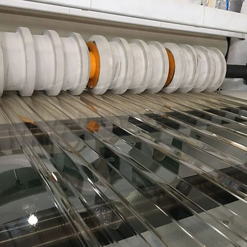 Linea di estrusione per pannelli in materia plastica - GPM Machinery (Shanghai) - per rivestimento / per termoplastici / per policarbonato