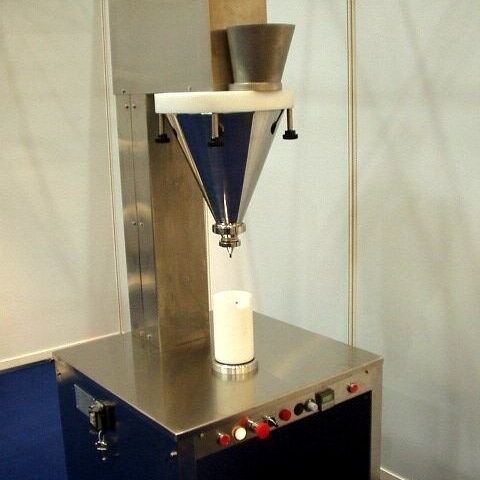 Macchina di riempimento per pulverulenti - RAV06M - RAV SISTEMI - semiautomatica / per bottiglie / per barattoli e vasetti