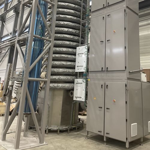 Calcinatore di gas in continuo - REVTECH PROCESS SYSTEM - per supporto di catalizzatore / per polveri / per materiale organico