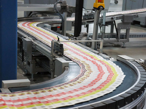 Sistema di trasporto industriale - RIMA - per pacchetti / per cartone / per carta