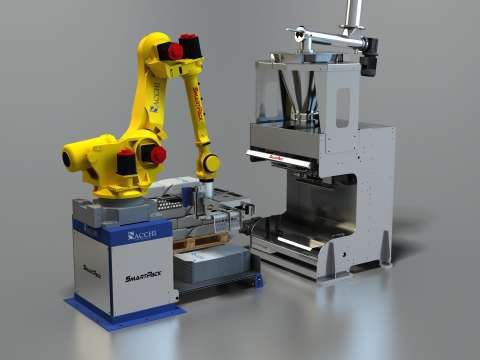Cella robotizzata di imballaggio - SmartPack  - SACCHI F.LLI - compatta