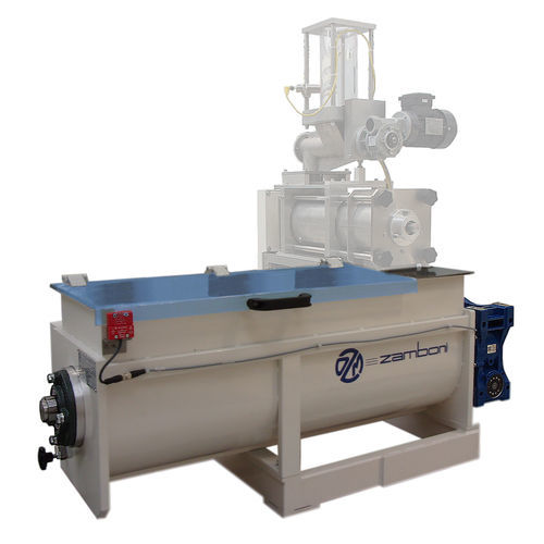 Serbatoio con miscelatore - VSU - ZAMBONI OFF. MECCANICHE - per la produzione / per impasto / in acciaio inossidabile