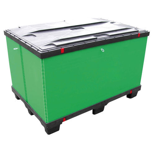 Cassa-pallet in plastica - LITE - BOXLITE PACKAGING - industriale / pieghevole / con coperchio