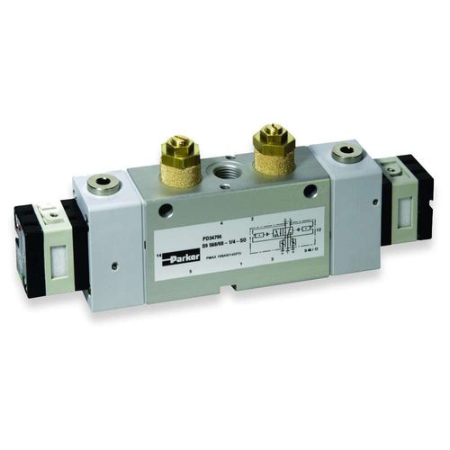 Distributore pneumatico a cassetto - S9  - Parker Pneumatic Division Europe - con azionamento manuale / a comando elettrico / pneumatico