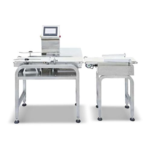 Selezionatrice ponderale per pacchetti - DM PACKAGING GROUP - con trasportatore a nastro