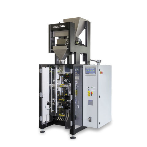 Confezionatrice con pesatrice lineare - D series - DOLZAN IMPIANTI - verticale / flow-pack / automatica