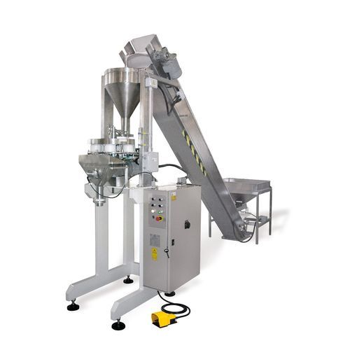 Macchina di riempimento semiautomatica - DOLZAN IMPIANTI - per sacchi / per bicchieri / per cartoni