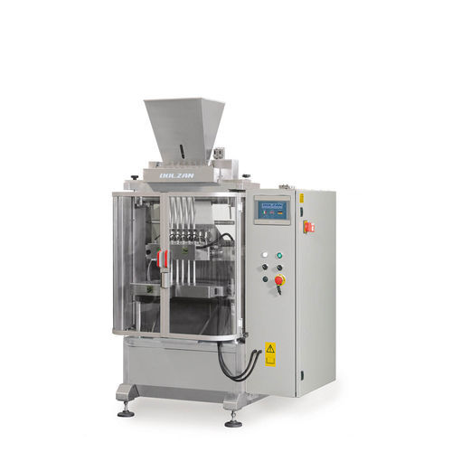 Confezionatrice verticale - MONDOSE - DOLZAN IMPIANTI - flow-pack / per granuli / per liquidi