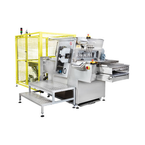 Taglierina per pane industriale automatica - TP-60 - DOVAINA UAB - con nastro trasportatore / baguette