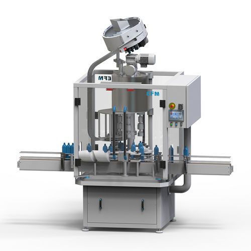Incapsulatrice girevole - RS series - EFM MACHINERY - interamente automatica / a comando elettrico / per tappi ad avvitamento in plastica