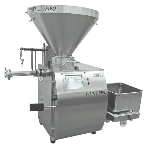 Insaccatrice sottovuoto idraulica - F-LINE F190 series - FREY MASCHINENBAU - in continuo / di grande precisione / per salsicce