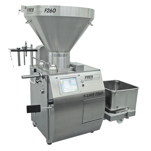 Insaccatrice sottovuoto idraulica - F-LINE F260 series - FREY MASCHINENBAU - in continuo / di grande precisione / per salsicce