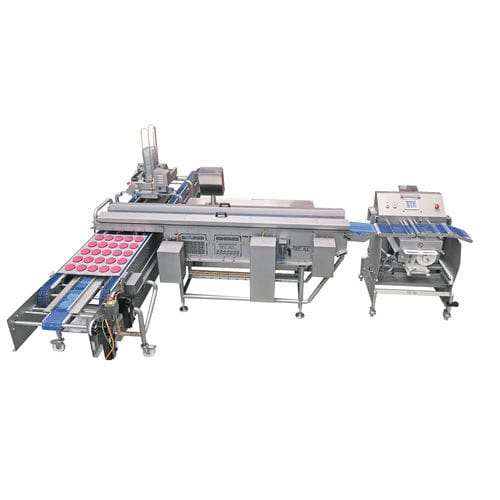 Sistema di carico per vaschette - 600R+T - FREY MASCHINENBAU - per l'industria agroalimentare