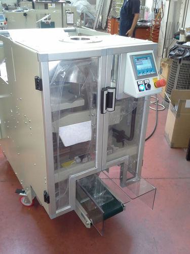 Confezionatrice verticale - GFT120A - G.F.T. AUTOMAZIONI - flow-pack / controllata da PLC / per pezzi piccoli