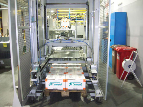 Pallettizzatore robotizzato - G.F.T. AUTOMAZIONI - per cartone / automatico / per l'industria dell'imballaggio
