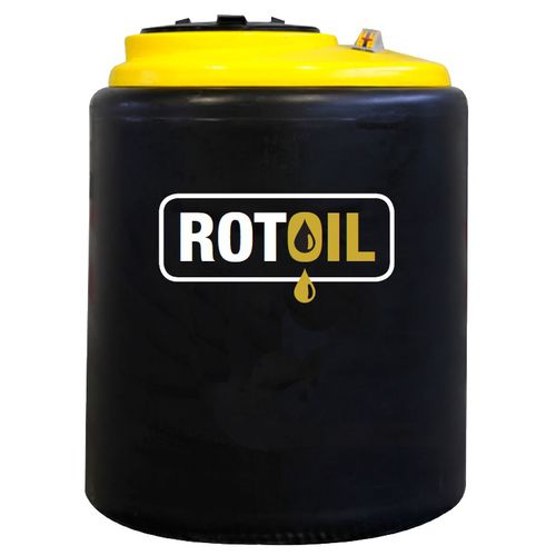 Contenitore per rifiuti in polietilene - M series - ROTOTEC SPA - per oli esausti / con coperchio / mobile