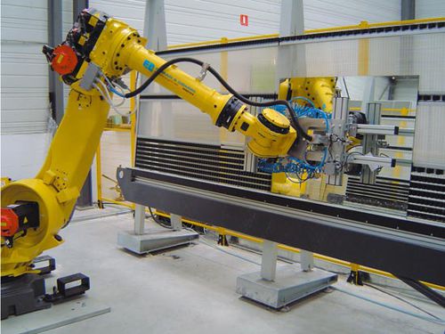 Robot articolato - ROBOGLASS 3000 - Ferrari & Cigarini srl - per rettifica / di alimentazione