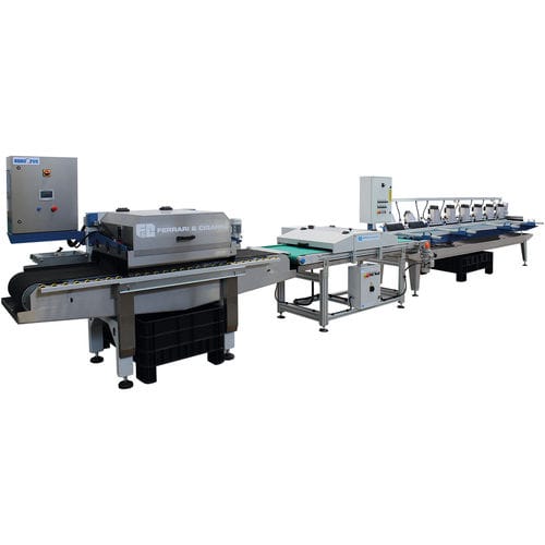 Linea di taglio a lama rotativa - GREEN LINE - Ferrari & Cigarini srl - per marmo / per granito / per ceramica