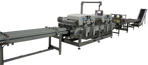 Linea di taglio a lama rotativa - MTM 700/4 - Ferrari & Cigarini srl - per ceramica / per mattoni / per applicazioni industriali