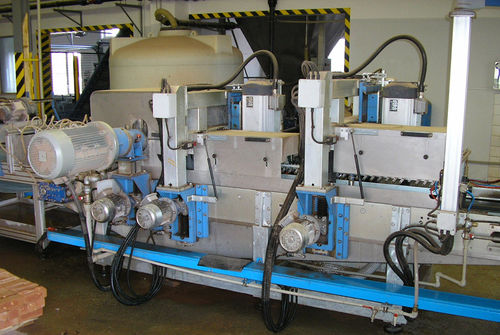 Linea di taglio a lama rotativa - MTA/ERC - Ferrari & Cigarini srl - per ceramica / per mattoni / d'angolo
