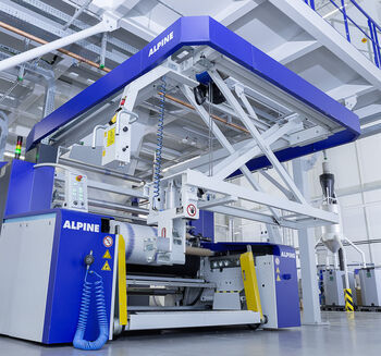 Macchina per bobinaggio di film - HOSOKAWA ALPINE - per produzione di fogli / di precisione