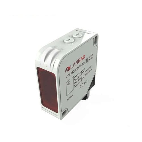 Sensore fotoelettrico a riflessione diretta - PTE-BC200SK series - Shanghai Lanbao Sensing Technology Co., Ltd. - rettangolare / infrarosso / luce rossa