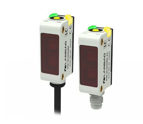 Sensore fotoelettrico a barriera - PSE-GC50DPBB series - Shanghai Lanbao Sensing Technology Co., Ltd. - rettangolare / a luce blu / IP67