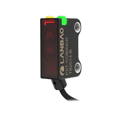 Sensore fotoelettrico sensore a riflessione diretta - PST-SR25DPOR series - Shanghai Lanbao Sensing Technology Co., Ltd. - rettangolare / luce rossa / LED