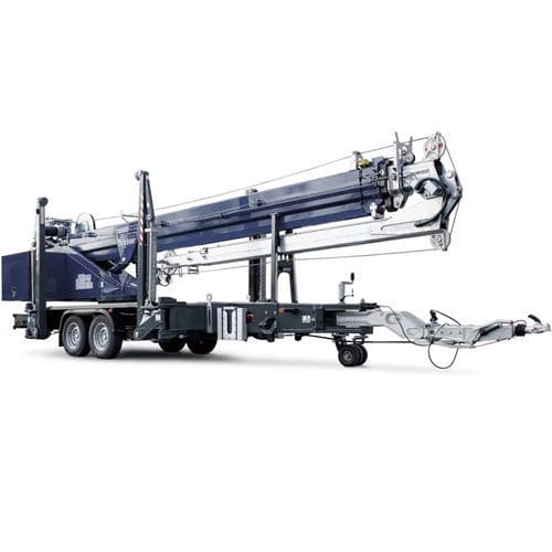 Gru montata su rimorchio - AHK 30 series  - Böcker Maschinenwerke GmbH - telescopica / per cantiere / di sollevamento