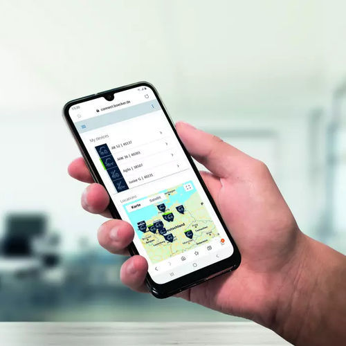 Software di statistica - BöckerConnect - Böcker Maschinenwerke GmbH - di manutenzione a distanza / di localizzazione / industriale