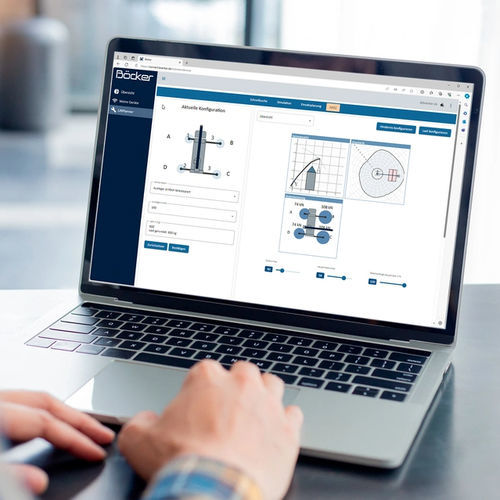 Software di simulazione - LiftPlanner - Böcker Maschinenwerke GmbH - di regolazione / configurazione / di pianificazione