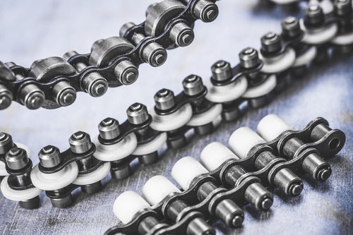 Catena di trasmissione - 08B-1 - Iris Chains - in acciaio inossidabile / per movimentazione / ad accumulo