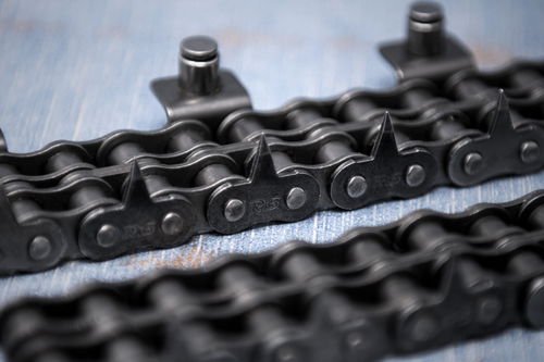 Catena di trasmissione - 08B-2 - Iris Chains - in acciaio / a rulli / con attacchi