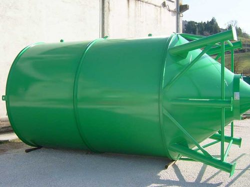 Silo orizzontale - CACCIAMANI - telescopico / per cemento / per prodotti sfusi