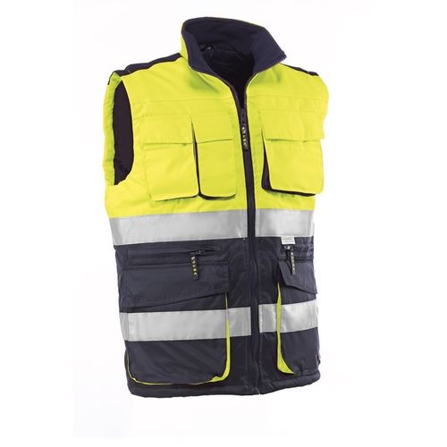 Gilet da lavoro - HV717 ELBRUS - Juba - alta visibilità / in poliestere / in PU