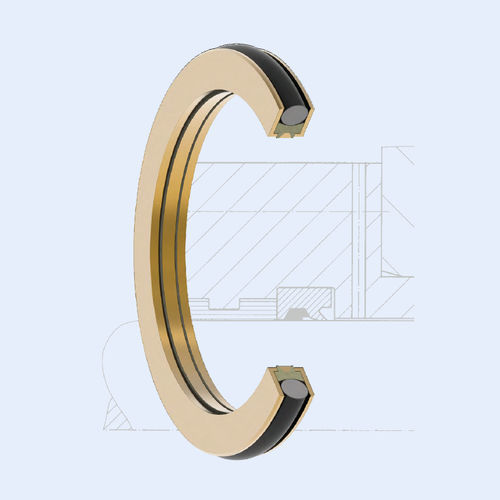 Guarnizione torica - ZSDI series - Hunger - in NBR / PTFE / per pistone