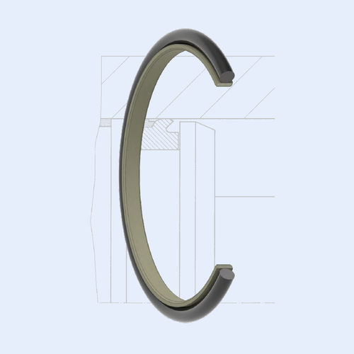 Guarnizione torica - GODI series - Hunger - in NBR / in MDF / per asta di pistone