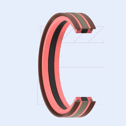 Guarnizione torica - GD1000K-S series - Hunger - in elastomero / in EPDM / per pistone