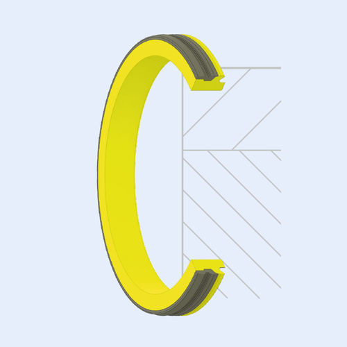Guarnizione PTFE - TRO-A series - Hunger - in PUR / per pistone / di compressione