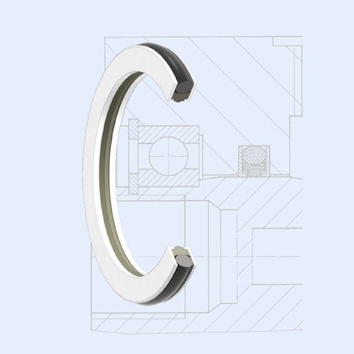 180X210X15 HMS5 V | Guarnizione Per Alberi Rotanti In FKM SKF, Int - Foto 9