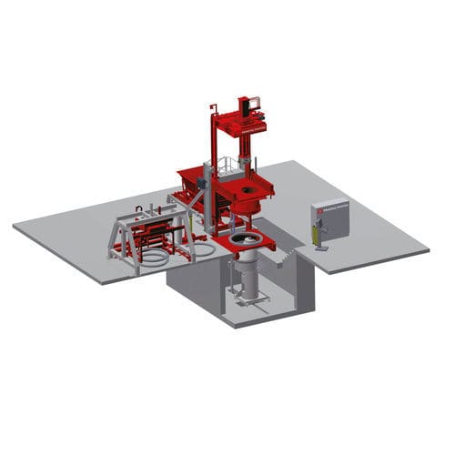Linea di produzione per prodotti in calcestruzzo - MISTRAL - TOPWERK - per casse / per canalizzazioni in calcestruzzo / per passi d’uomo in calcestruzzo