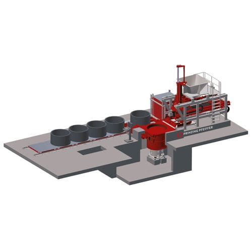 Linea di produzione per tubi di drenaggio - BLIZZARD - TOPWERK - per casse / per passi d’uomo in calcestruzzo / automatica