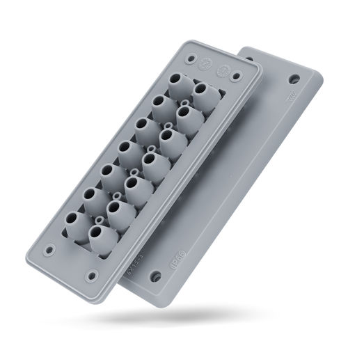 Piastra di ingresso cavi IP66 - MH24 F20-1 - Trelleborg Cable Entry Solutions - per armadio elettrico / per applicazioni igieniche / per cavo