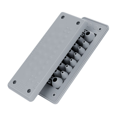 Piastra di ingresso cavi IP66 - MH24 F30-2 - Trelleborg Cable Entry Solutions - per armadio elettrico / per applicazioni igieniche / per cavo