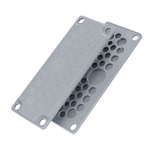 Piastra di ingresso cavi IP54 - LMC 35 - Trelleborg Cable Entry Solutions - in metallo / per armadio elettrico / per applicazioni igieniche